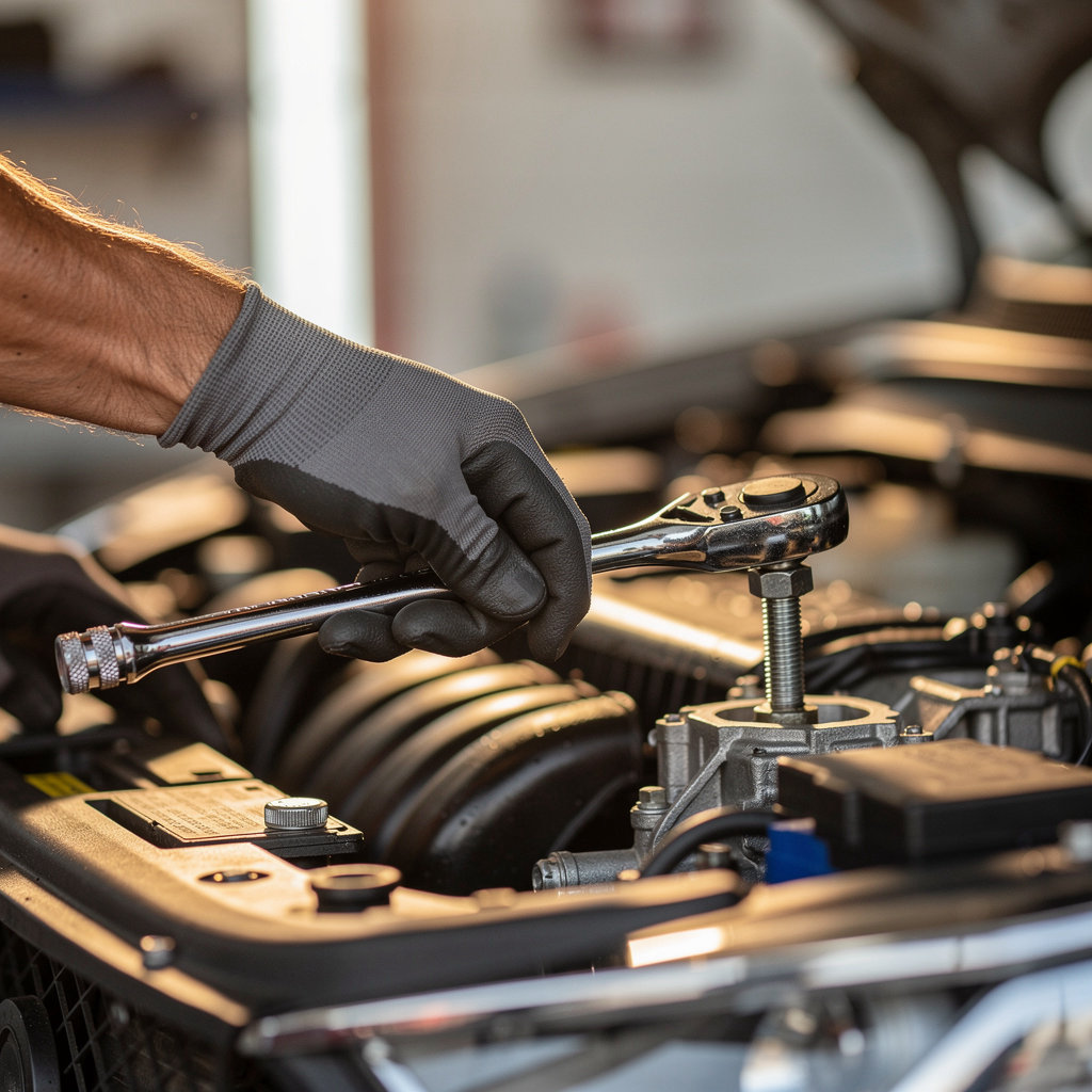 James Automotive Services professional technician performing expert auto repair in San Diego