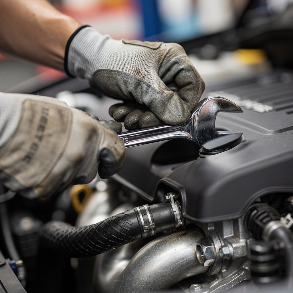 James Automotive Services experienced mechanic performing a trusted auto repair service in San Diego